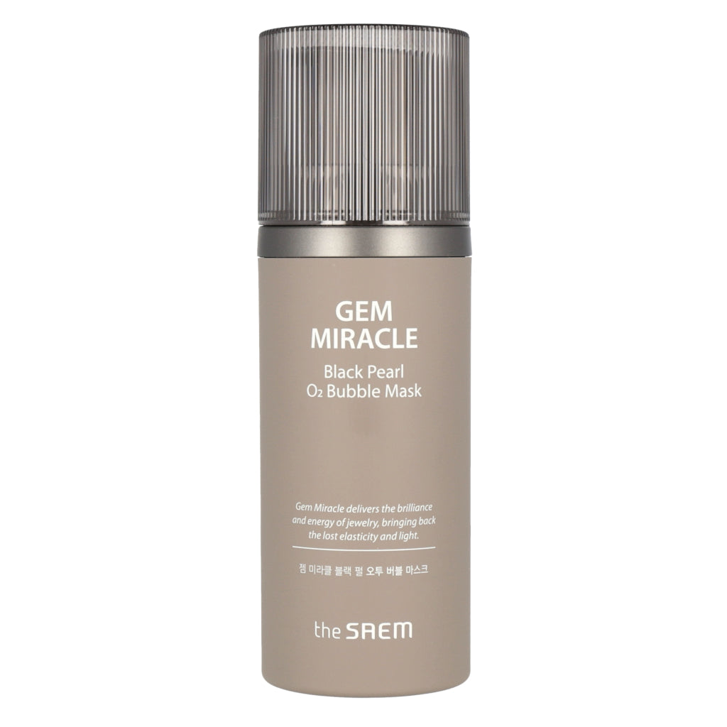 the SAEM Gem Miracle Black Pearl O2 Bubble Mask 105g - Dodoskin