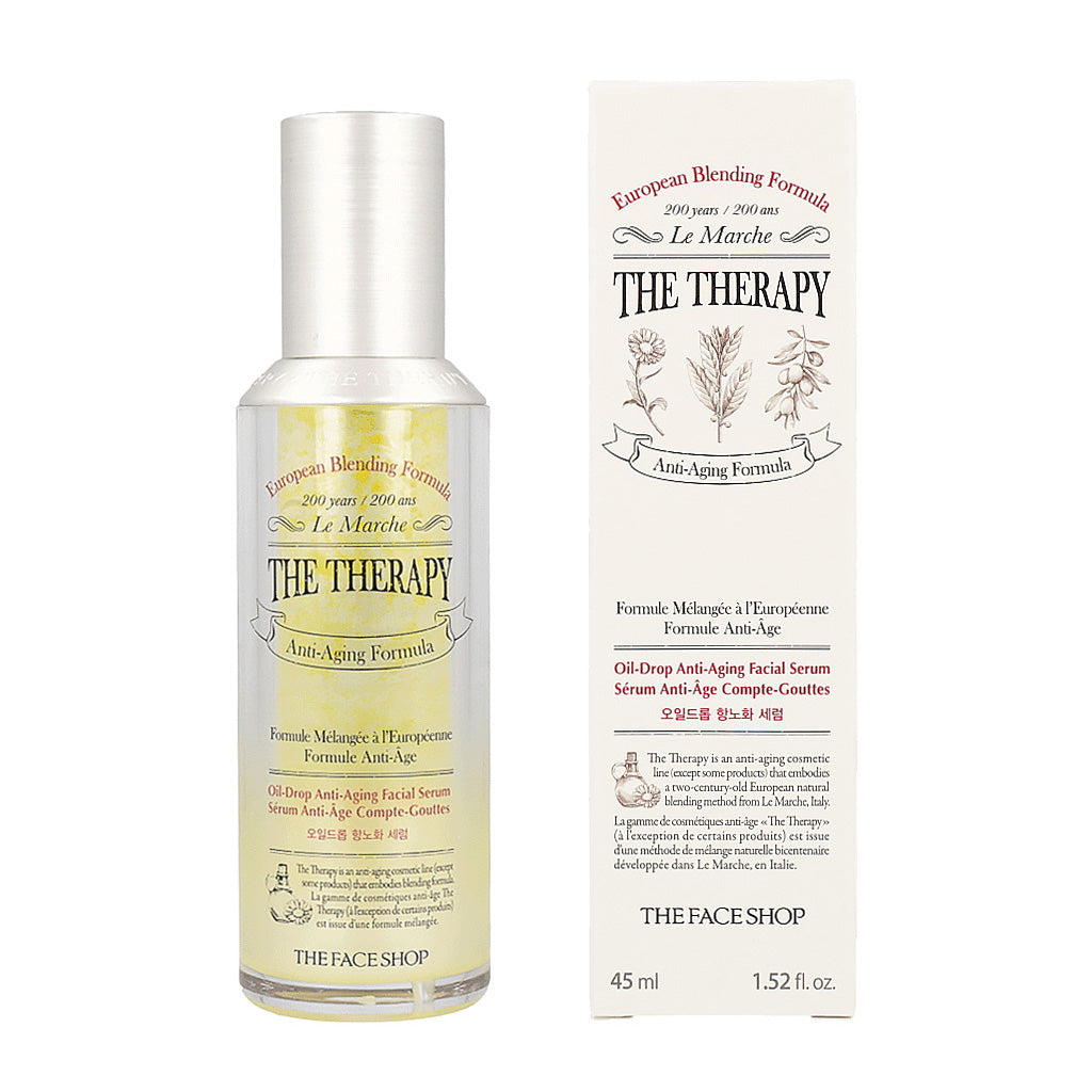 THE FACE SHOP The Therapy Oil Drop Anti-Aging Serum 45ml - Dodoskin