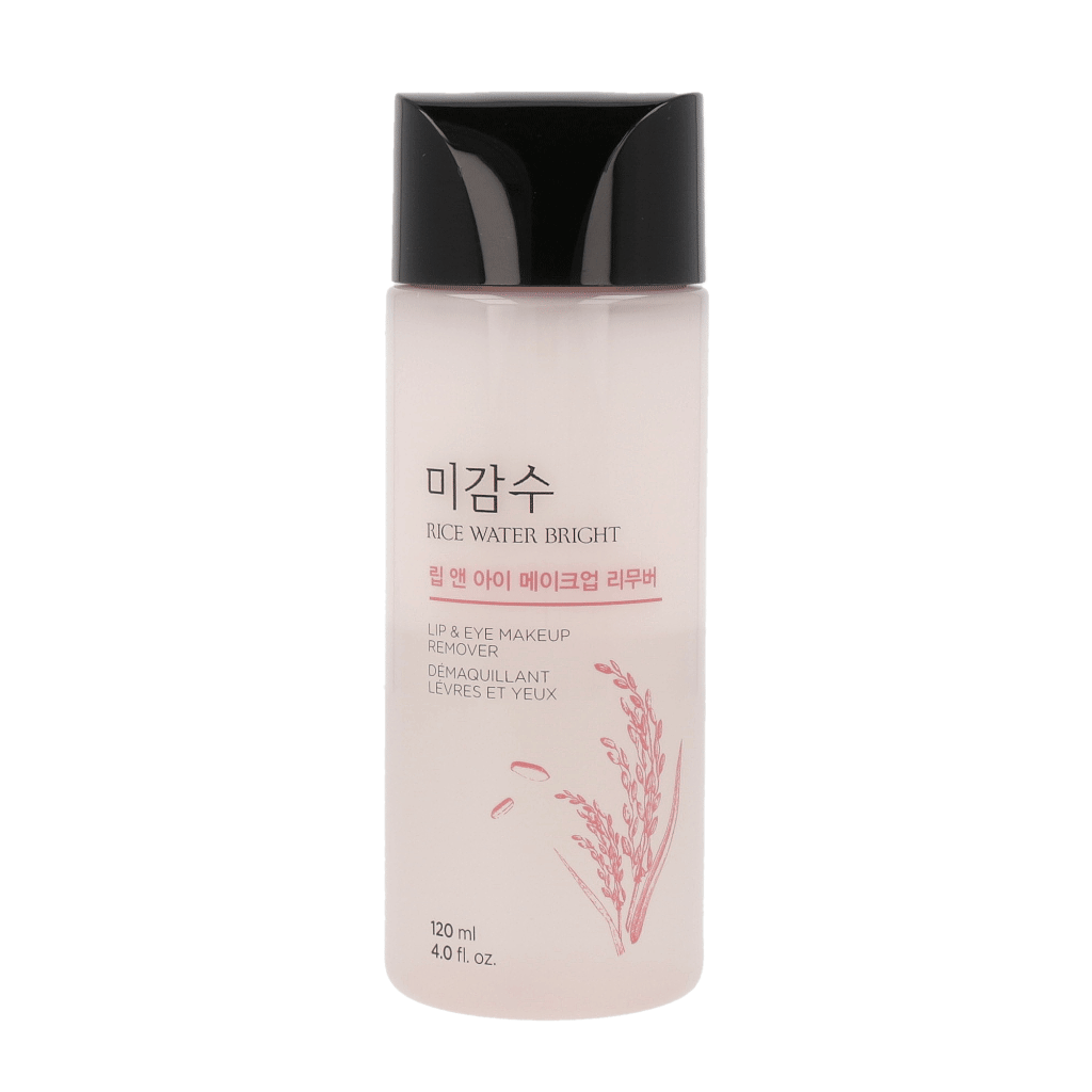 [US Exclusive] THE FACE SHOP Rice Water Bright Makeup Remover For Eye & Lip 120ml - Dodoskin