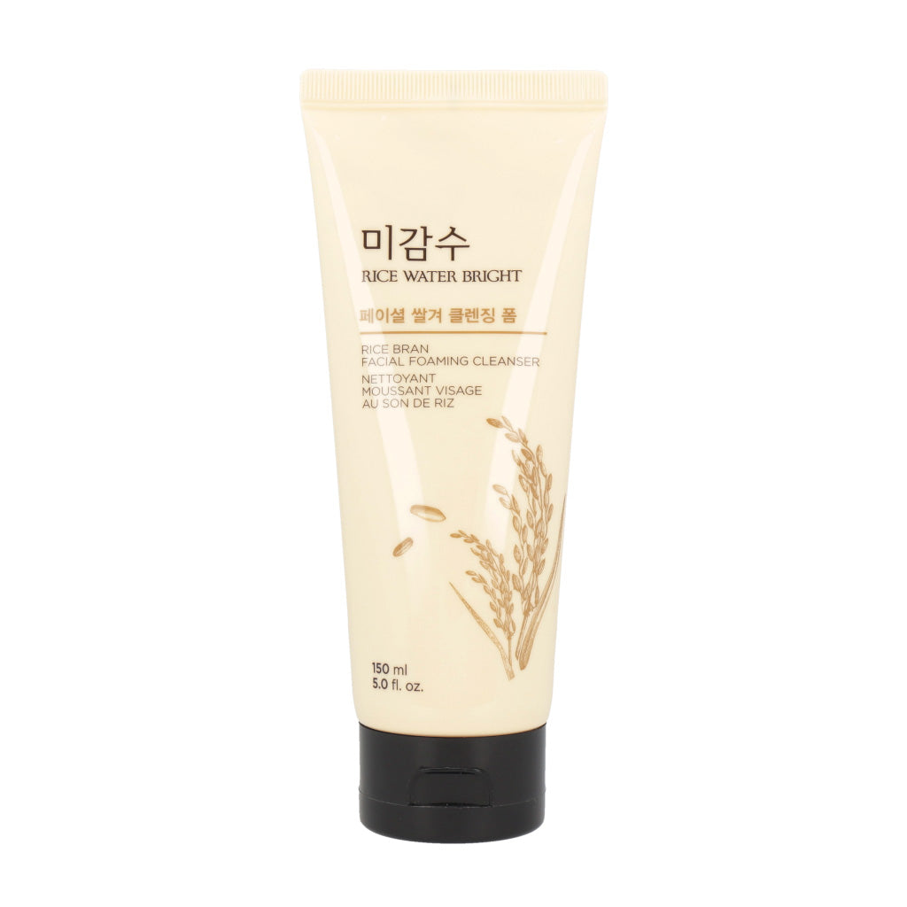 THE FACE SHOP Rice Water Bright Rice Bran Foaming Cleanser 150ml - Dodoskin