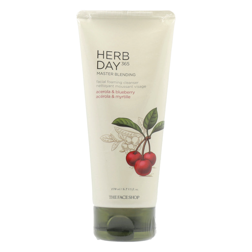 [US exclusif] THE FACE SHOP Herb Day 365 Master Metting Cleanser 170 ml ACEROLA BLUEBERNE - Dodoskin