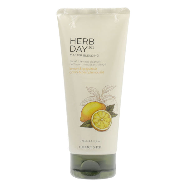 [US Exclusive] THE FACE SHOP Herb Day 365 Master Blending Cleanser 170ml Lemon - Dodoskin