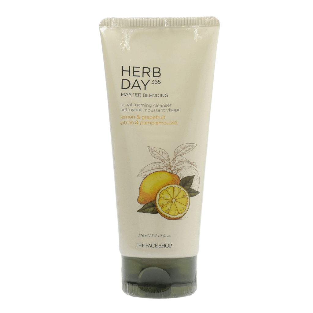 [US exclusif] THE FACE SHOP Herb Day 365 Master Blunding Cleanser 170 ml citron - Dodoskin
