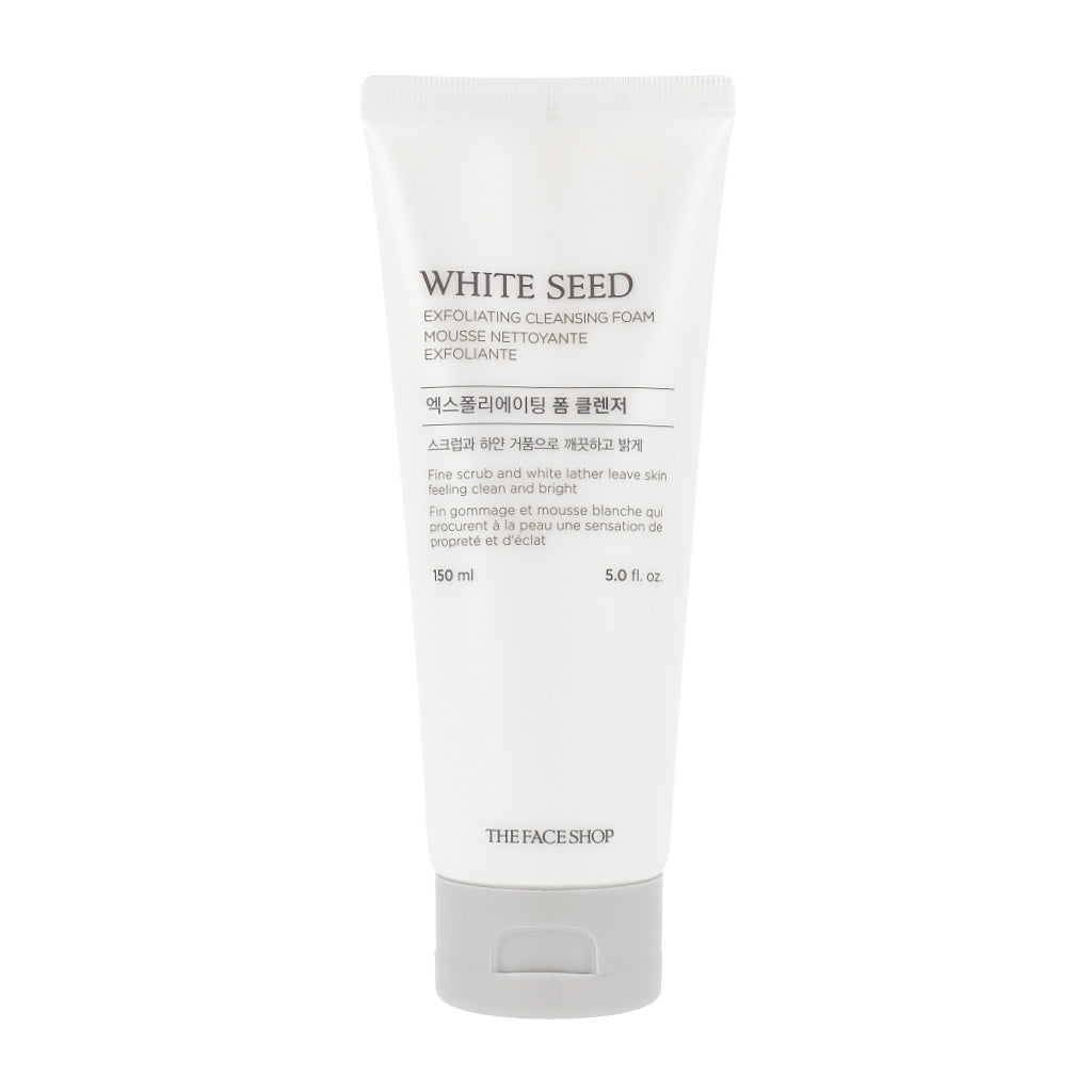 THE FACE SHOP White Seed Exfoliating Cleansing Foam 150ml - Dodoskin