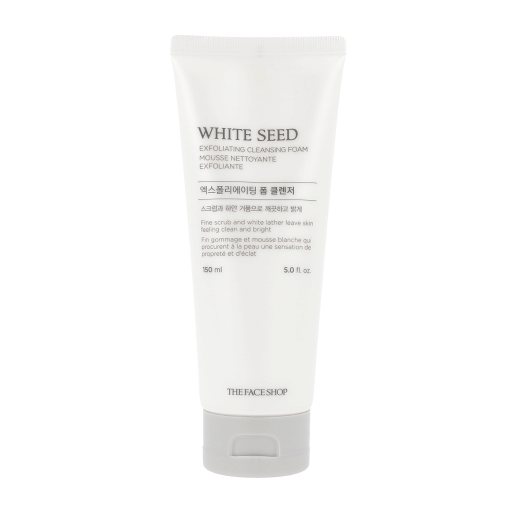 THE FACE SHOP White Seed Exfoliating Cleansing Foam 150ml - Dodoskin