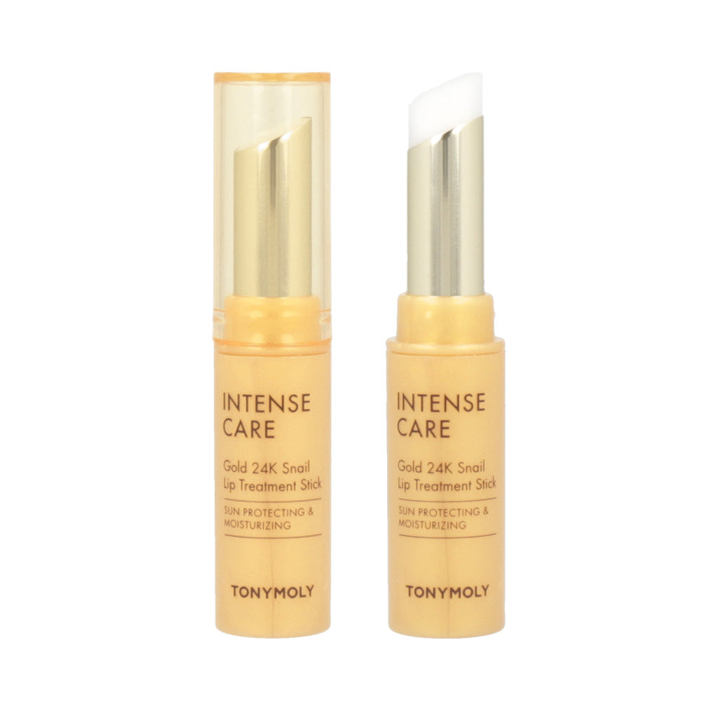 TONYMOLY Intense Care Gold 24K Snail Lip Treatment Stick SPF15 (3.5g) - Dodoskin
