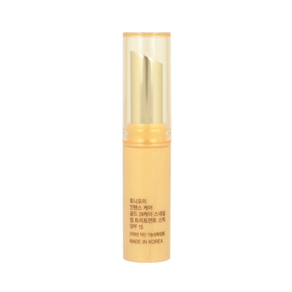 TONYMOLY Intense Care Gold 24K Snail Lip Treatment Stick SPF15 (3.5g) - Dodoskin