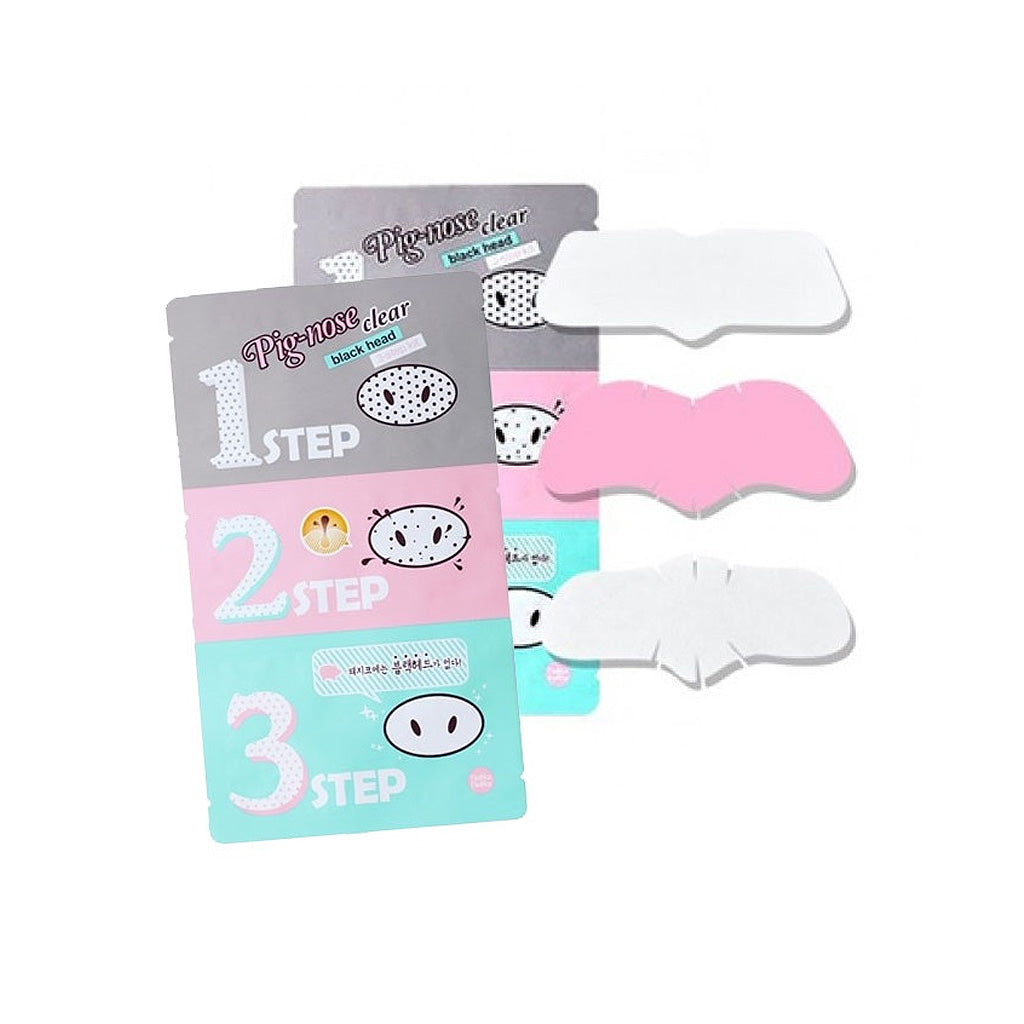 Holika Holika Pig Nose Clear Blackhead 3-Step Kit 5 Packs - Dodoskin
