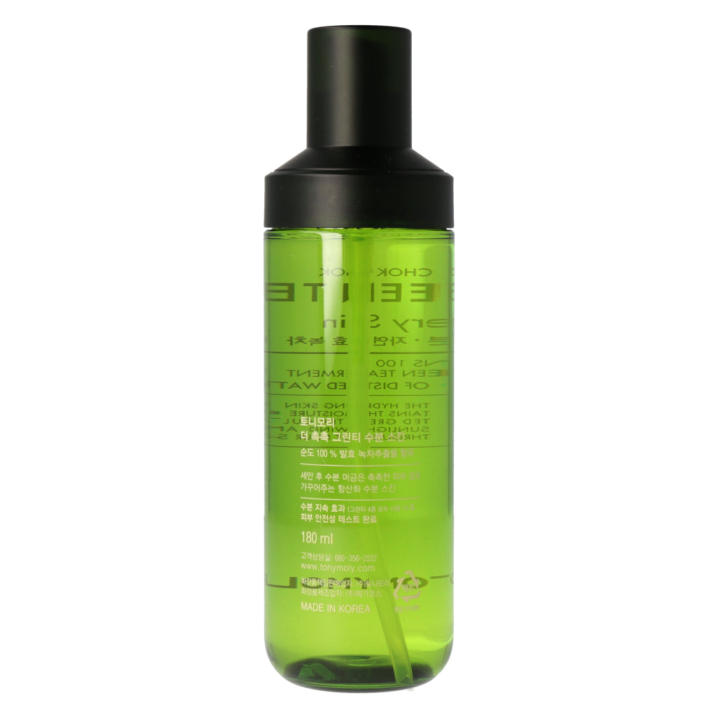 [US Exclusive] TONYMOLY The Chok Chok Green Tea Watery Skin 180ml - Dodoskin