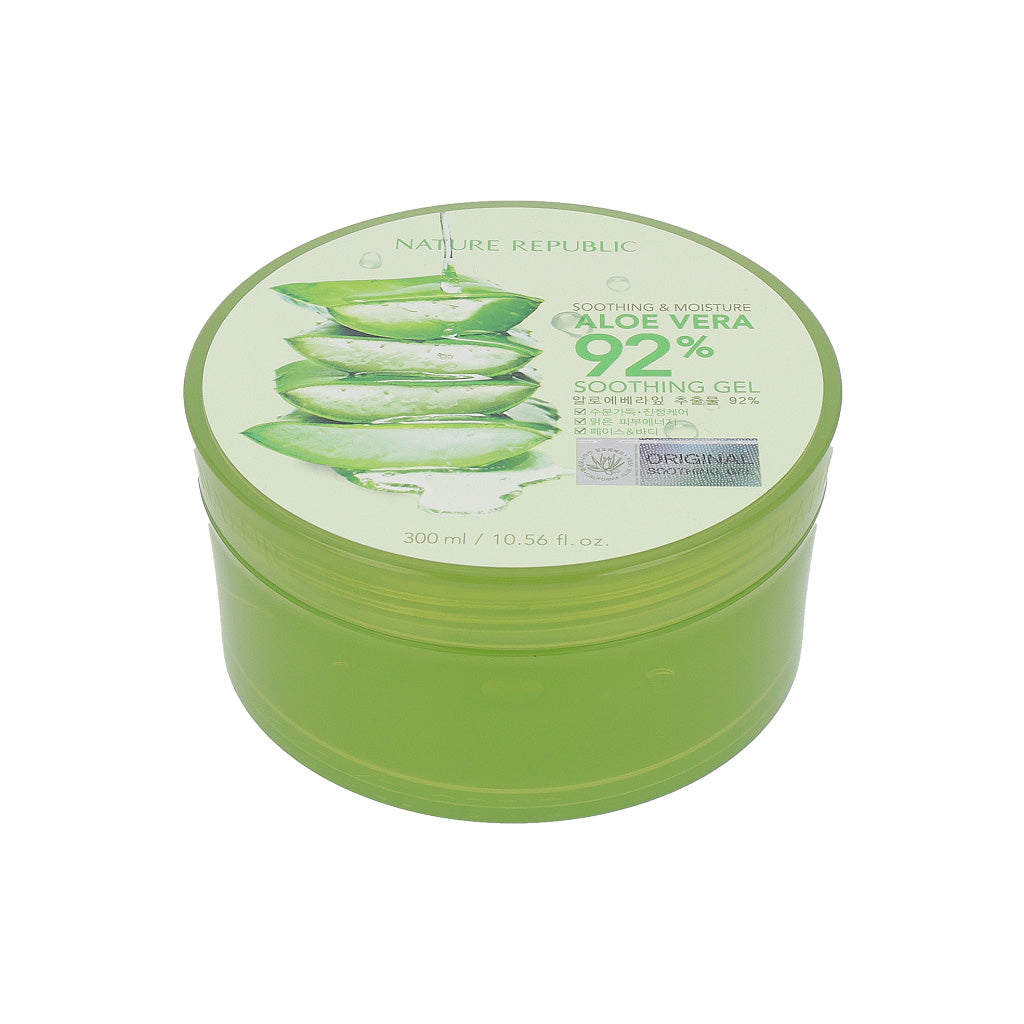 [US Exclusive] NATURE REPUBLIC Soothing & Moisture Aloe Vera 92% Soothing Gel 300ml - Dodoskin
