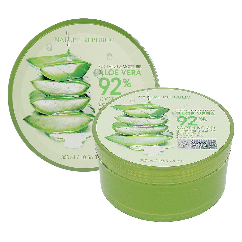 [US Exclusive] NATURE REPUBLIC Soothing & Moisture Aloe Vera 92% Soothing Gel 300ml - Dodoskin