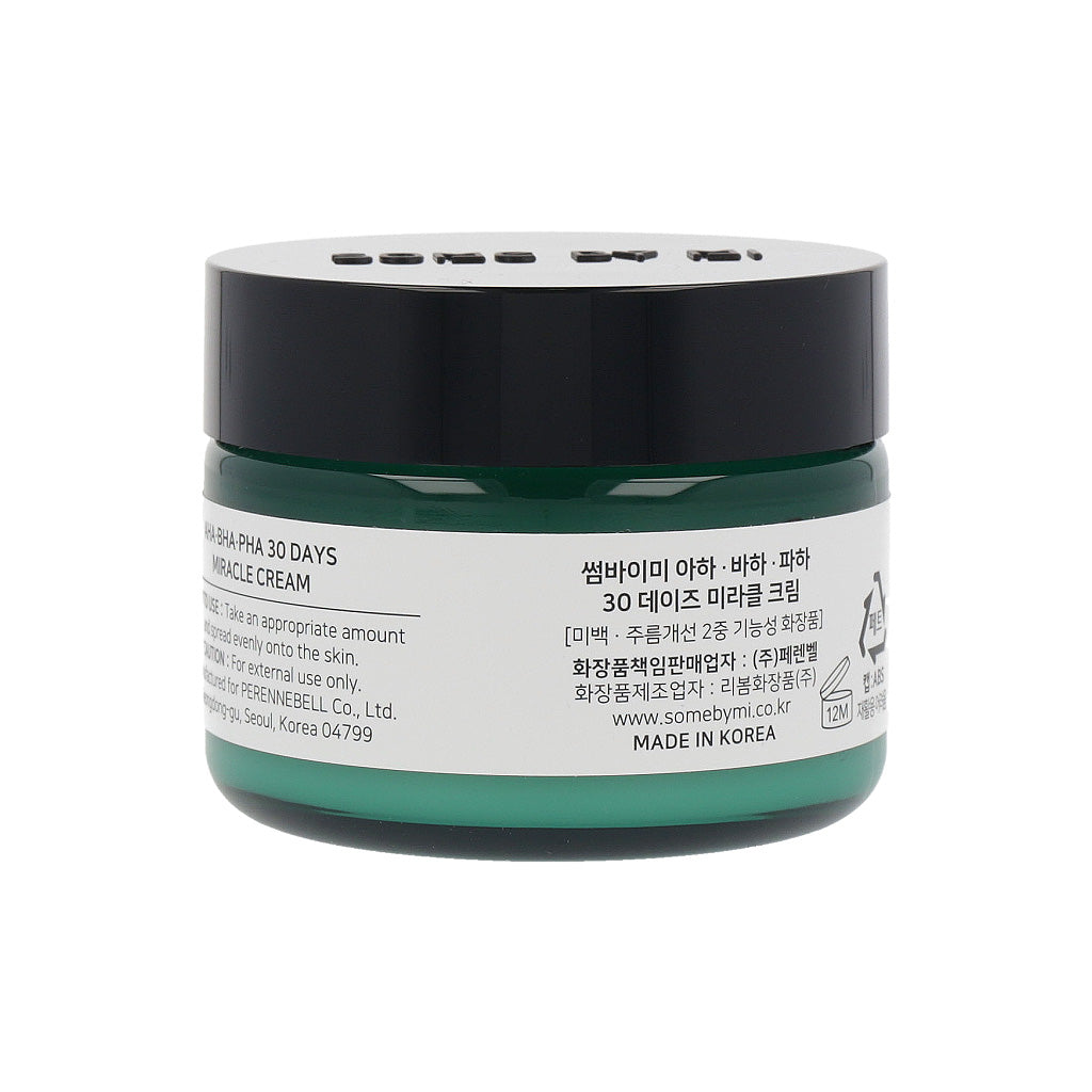 [US Exclusive] SOME BY MI AHA BHA PHA 30 Days Miracle Cream 60g - Dodoskin