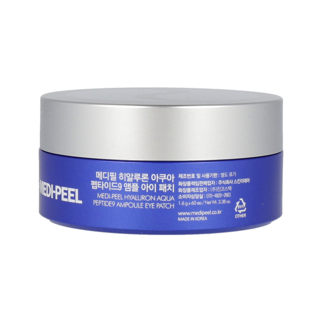 MEDI-PEEL Hyaluron Aqua Peptide-9 Ampoule Eye Patch 1.6g x 60 Pads - Dodoskin