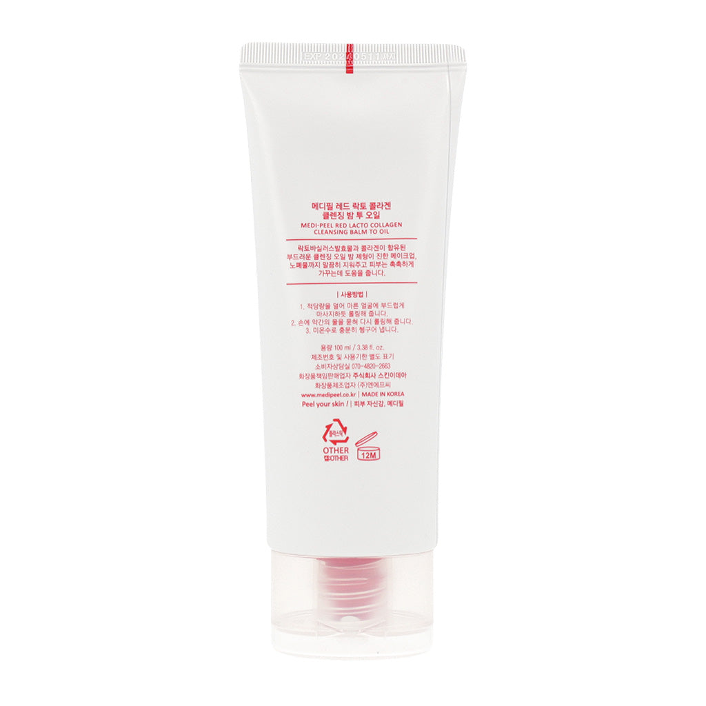 MEDI-PEEL Red Lacto Collagen Cleansing Balm to Oil 100ml - Dodoskin