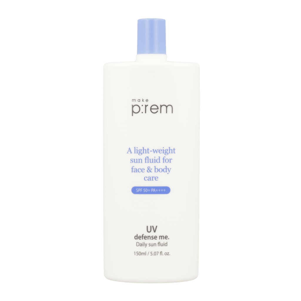 Lightweight daily sun fluid with SPF50+ PA++++ for ultimate UV protection, perfect for everyday use. 150ml bottle.