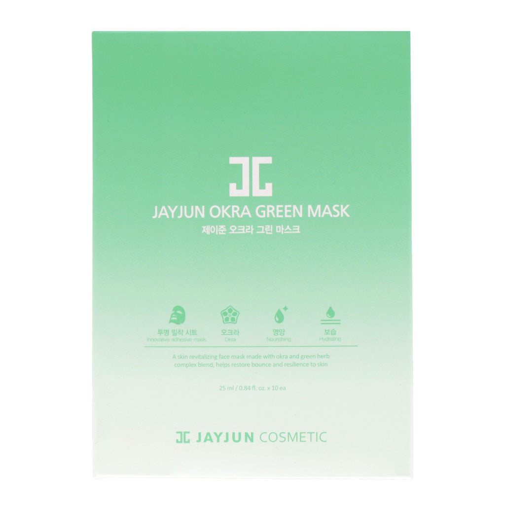 JAYJUN Okra Green Mask 25ml-1box (10ea) - Dodoskin