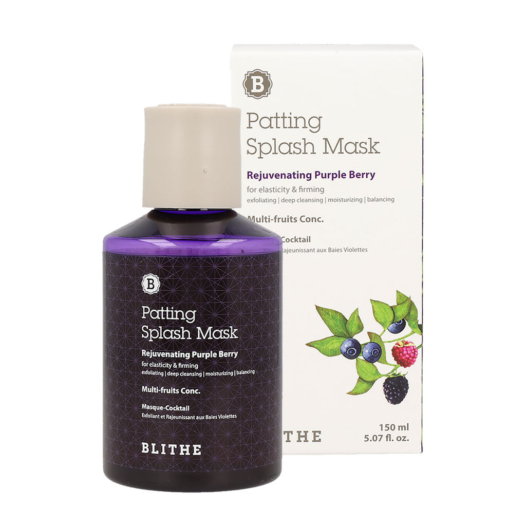 [BLITHE] Patting Splash Mask Rejuvenating Purple Berry 150ml - Dodoskin