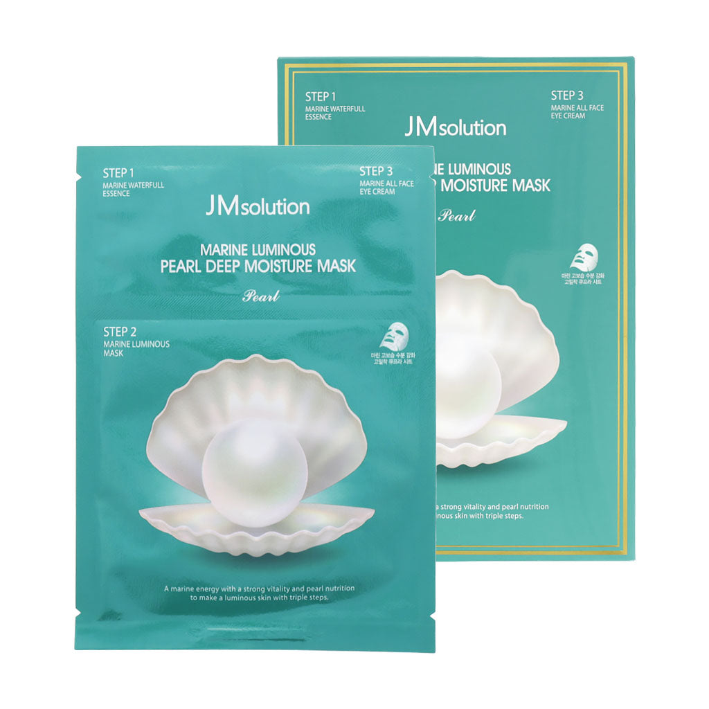 JM Solution Marine Luminous Pearl Deep moisture Mask 10ea - Dodoskin