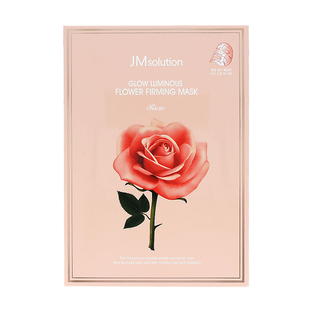 JM Solution Glow Luminous Flower Firming Mask Rose 10ea - Dodoskin