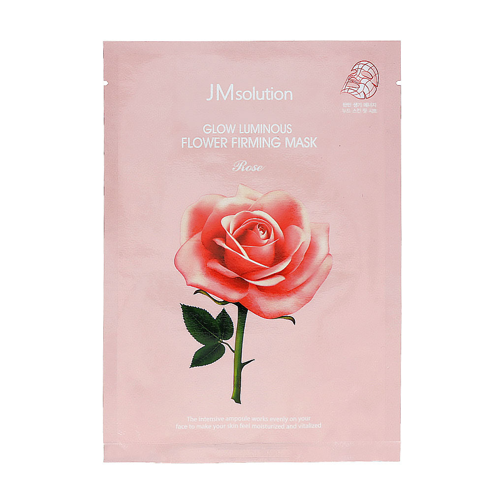 JM Solution Glow Luminous Flower Firming Mask Rose 10ea - Dodoskin