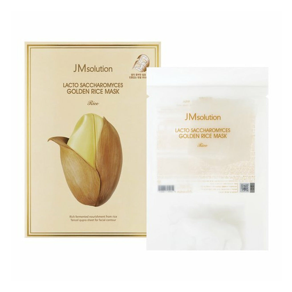 [US Exclusive] JM Solution Lacto Saccharomyces Golden Rice Mask 1 pack (10ea) - Dodoskin