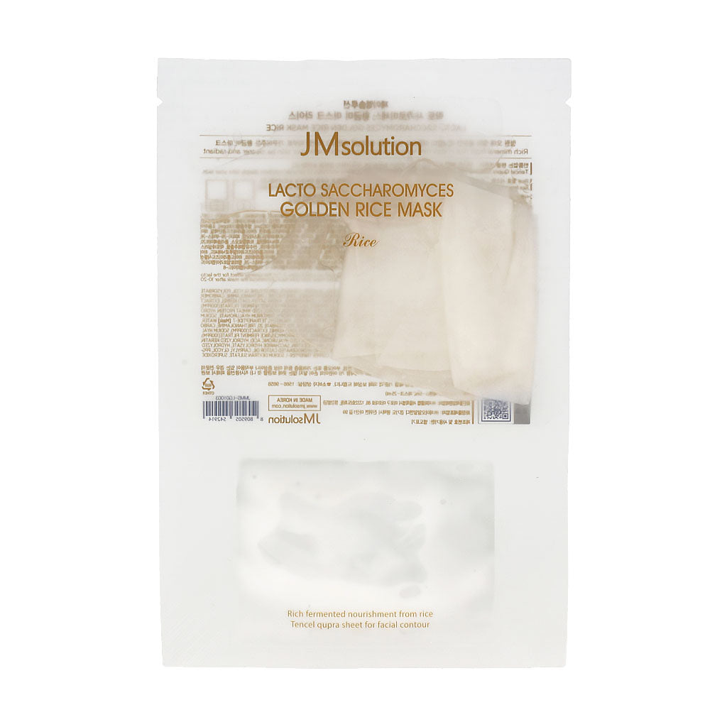 JM Solution Lacto Saccharomyces Golden Rice Mask 10EA - Dodoskin