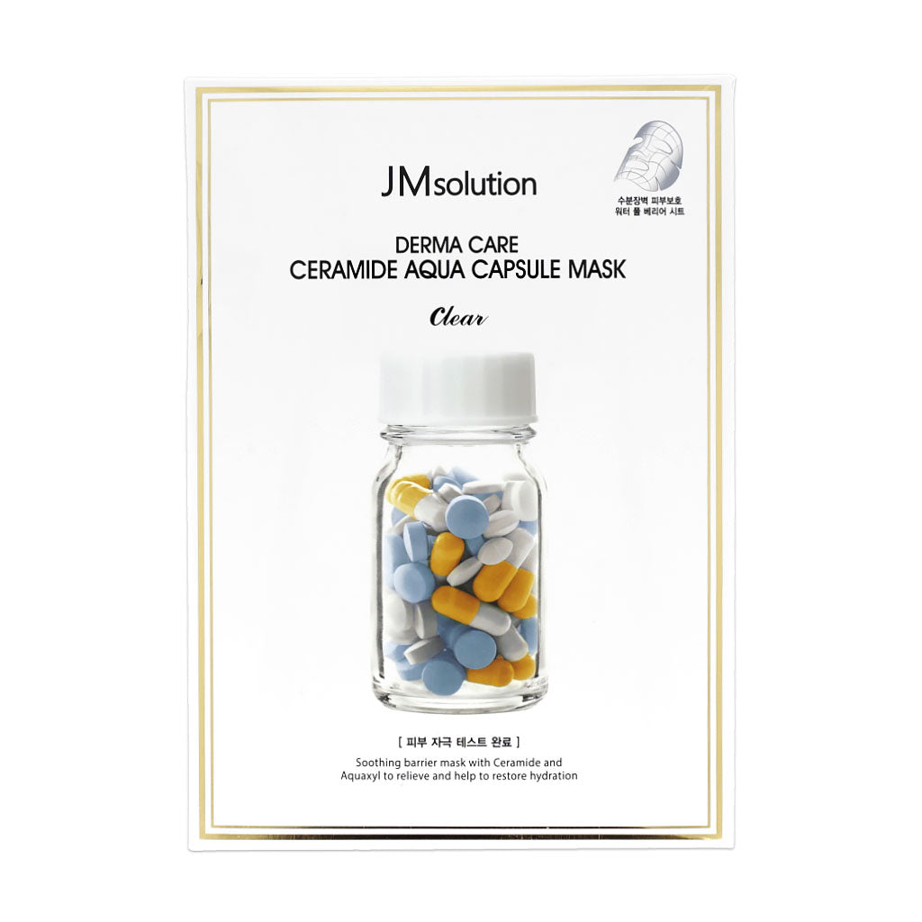 JM Solution Derma Care Ceramide Aqua Capsule Mask Clear 10EA - Dodoskin