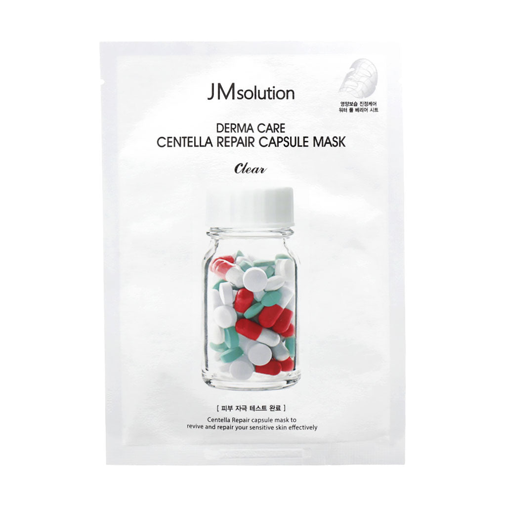 JM Solution Derma Care Centella Repair Capsule Mask Clear 10ea - Dodoskin
