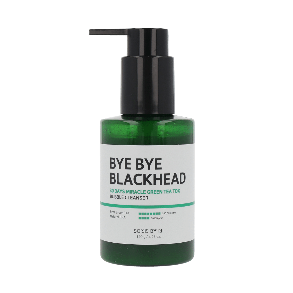 [US Exclusive] SOME BY MI Bye Bye Blackhead 30 Days Miracle Green Tea Tox Bubble Cleanser - Dodoskin