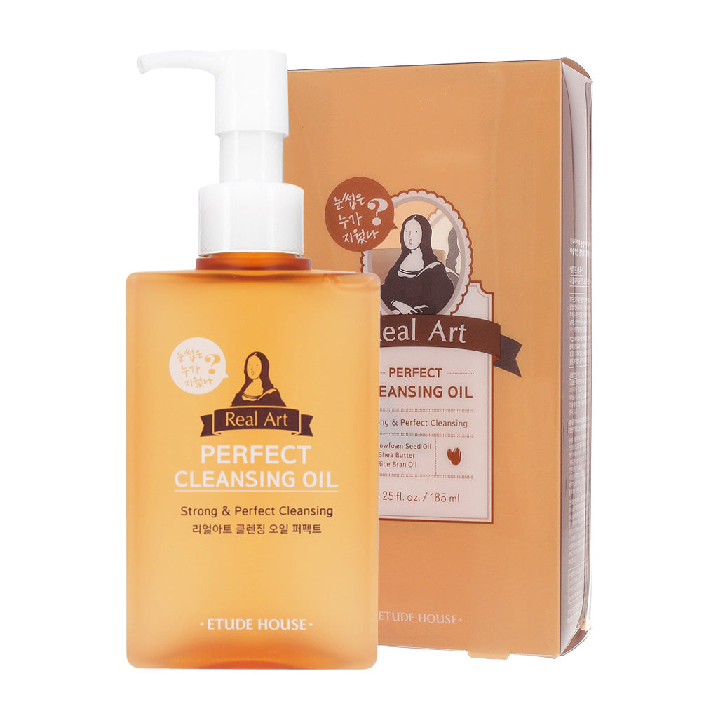 [US Exclusive] ETUDE HOUSE Real Art Cleansing Oil Perfect 185ml - Dodoskin