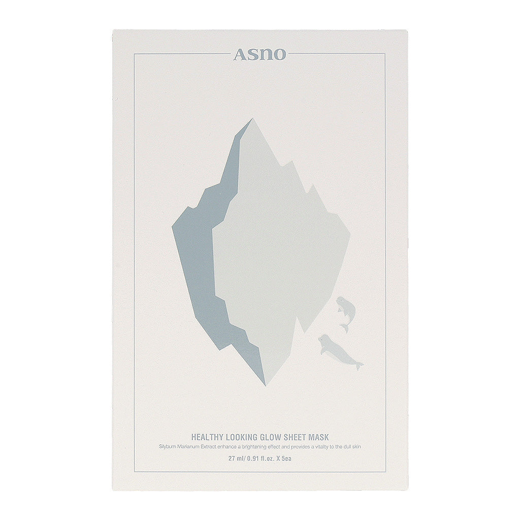 ASNO Rescue Healthy Looking Glow Sheet Mask  27ml x 5 sheets - Dodoskin