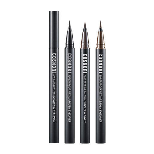 COSNORI Super Proof Fitting Brush Eyeliner 0.6g