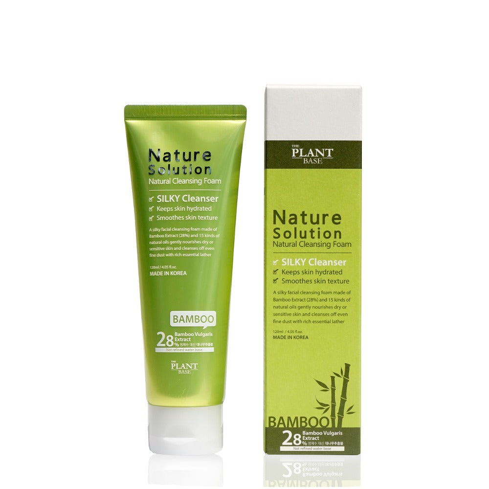 THE PLANT BASE Nature Solution Natural Cleansing Foam 120ml - Dodoskin