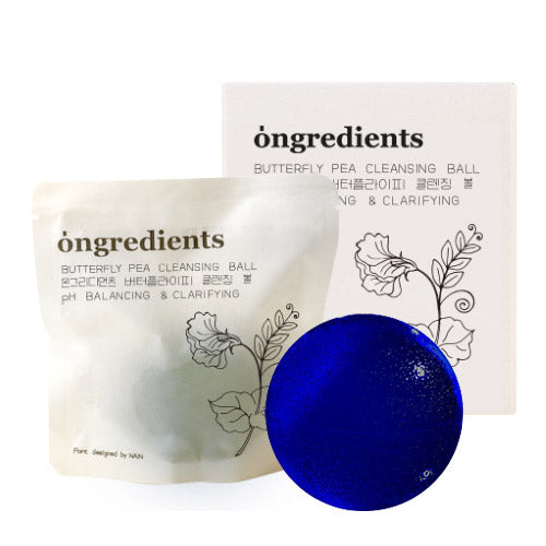 Ongredients Butterfly Pea Cleansing Ball 110g - Dodoskin