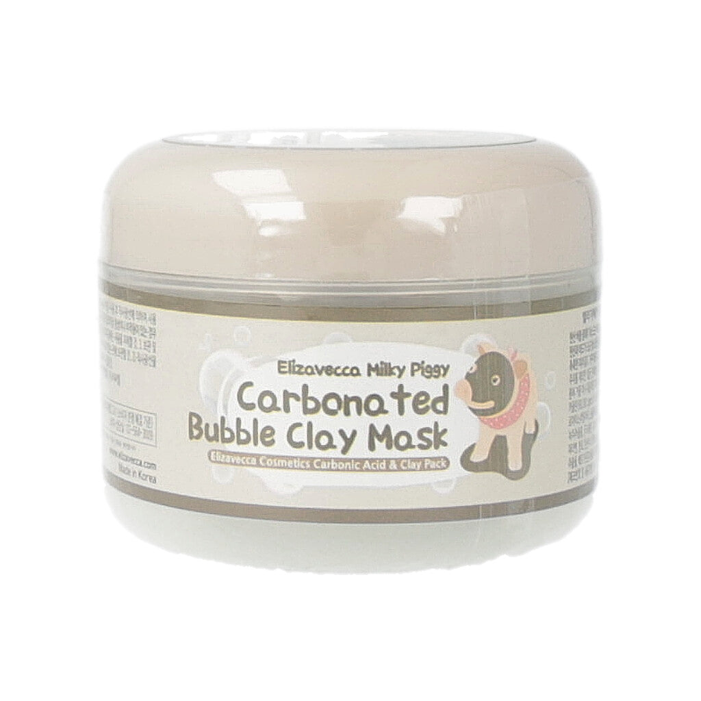 Elizavecca Milky Piggy Carbonated Bubble Clay Mask 100ml is a unique, deep-cleansing mask designed to detoxify and revitalize the skin.