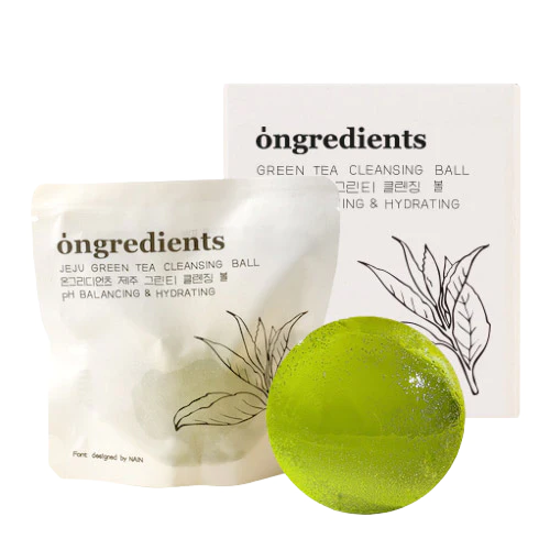 Ongredients Jeju Green Tea Cleansing Ball 110g - Dodoskin