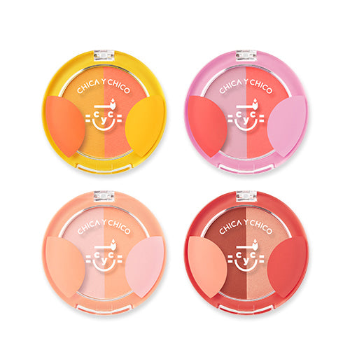 CHICA Y CHICO One Touch Ppyam Ppyam Duo Blusher 5g - Dodoskin