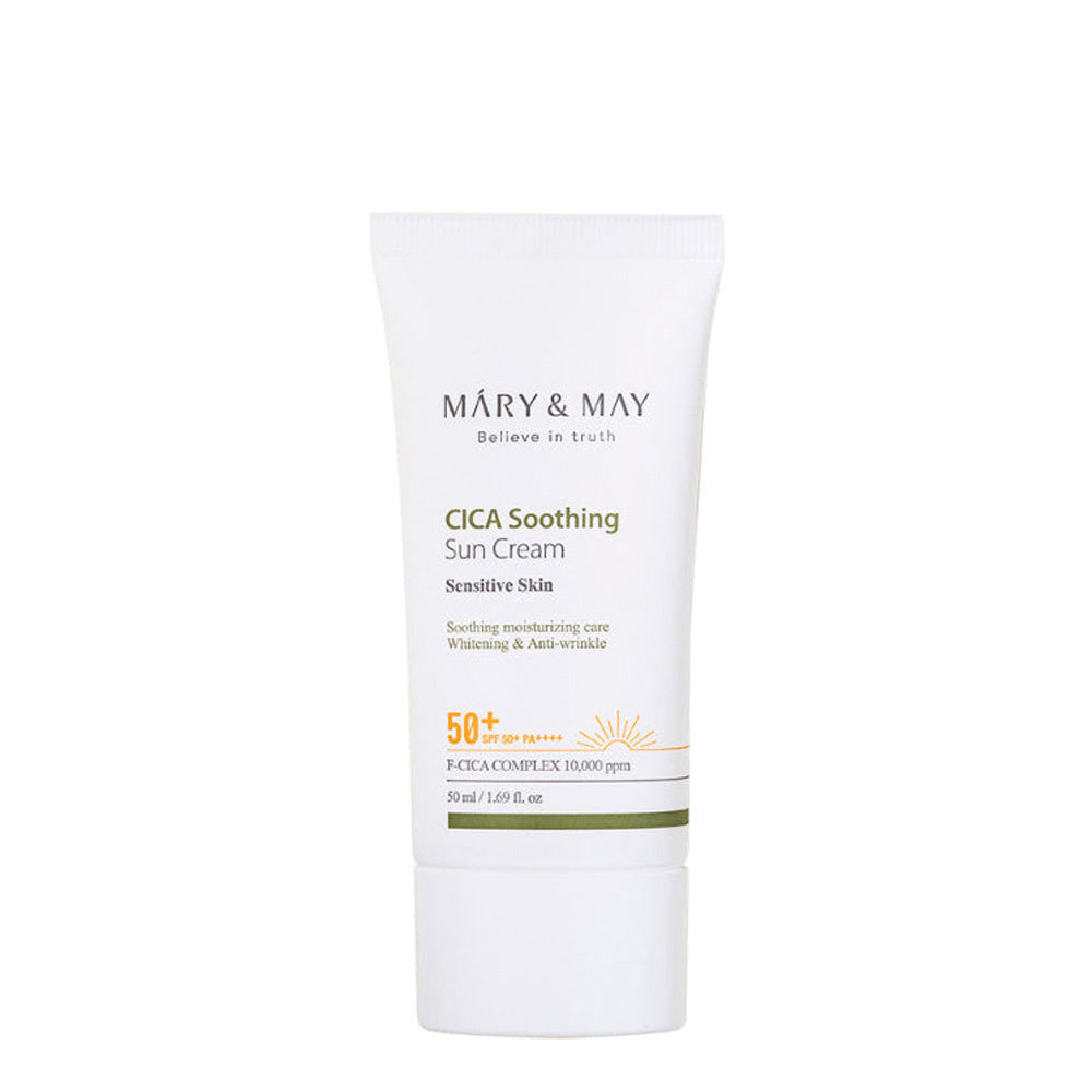 Mary&May CICA Soothing Sun Cream SPF50+ PA++++ 50ml - Dodoskin