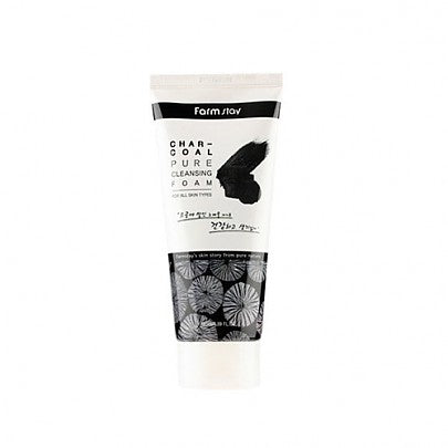 [Farmstay] Char-Coal Pure Cleansing Foam 180ml - Dodoskin