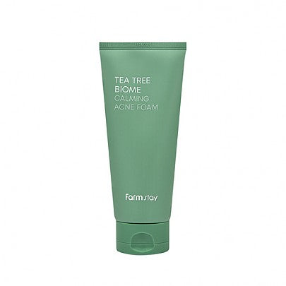 [Farmstay] Tea Tree Biome Calming Acne Foam 180ml - Dodoskin