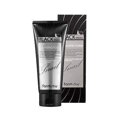 [Farmstay] Black Snail Deep Cleansing Foam 180ml - Dodoskin